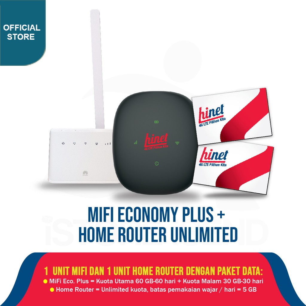 Buy HOME ROUTER UNLIMITED Get MIFI ECONOMY PLUS