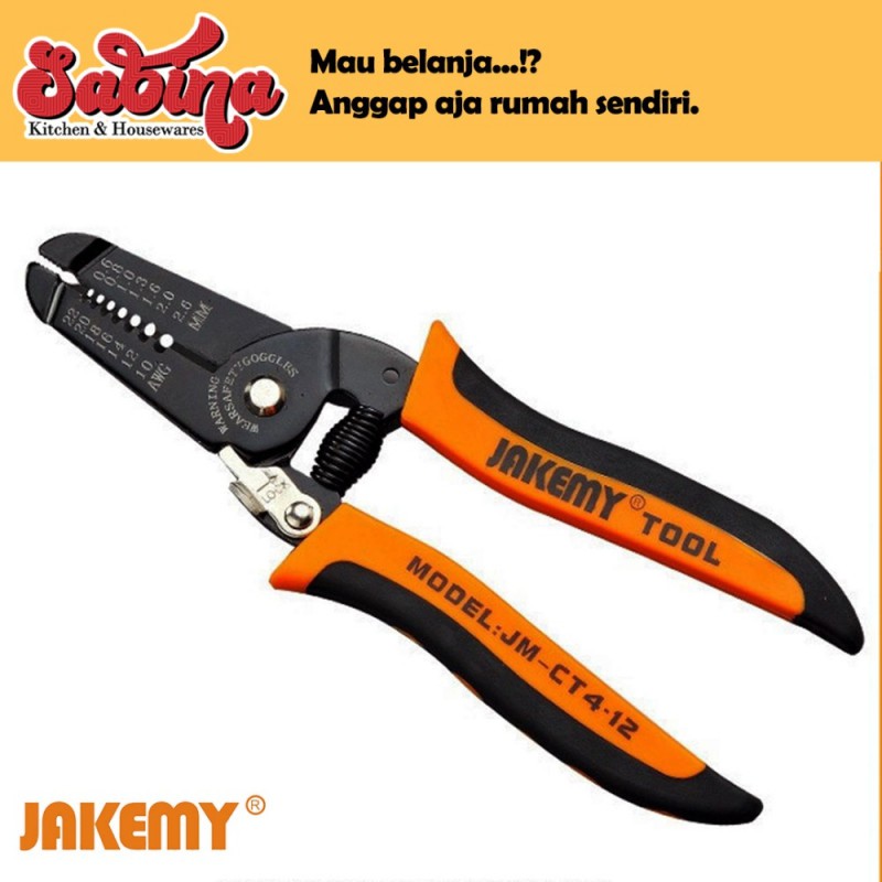 Tang Pemotong Kabel Kawat Wire Cutter Pliers - Jakemy Perkakas Rumah