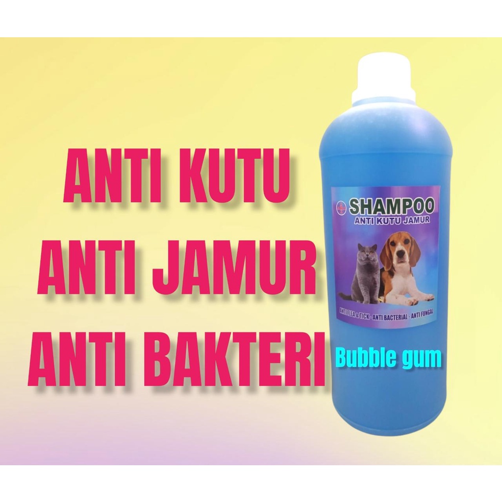 sampo 1 LITER kucing dan anjing anti rontok/jamur/kutu