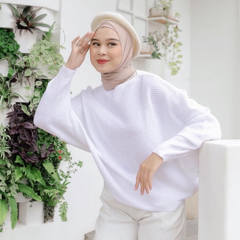LASPERAL BETWING real pict/Baju rajut kalong jumbo virall/ Rajut berkualitas, Produk Original-5