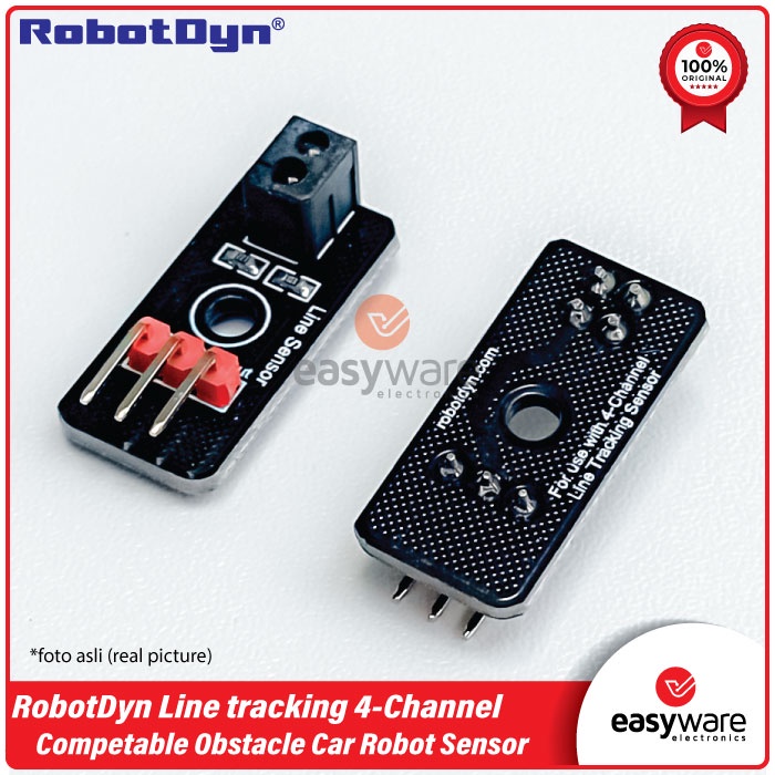 RobotDyn Line tracking 4-Channel Competable Obstacle Car Robot Sensor