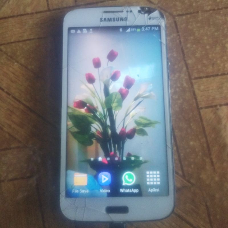 Hp samsung Galaxy mega G-T19152 minus touchscreen retak sentuh normal