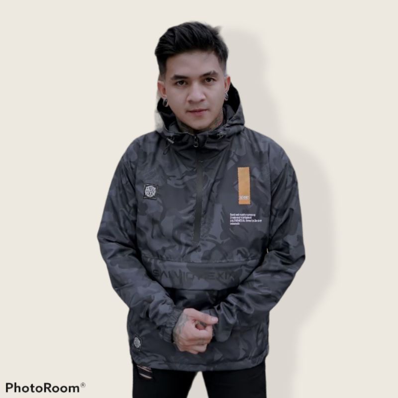 Jaket Pria / Jaket Cagoule Salvio Hexia / Jaket Parasut Cagoule / Jaket Hoodie / Sweater Pria