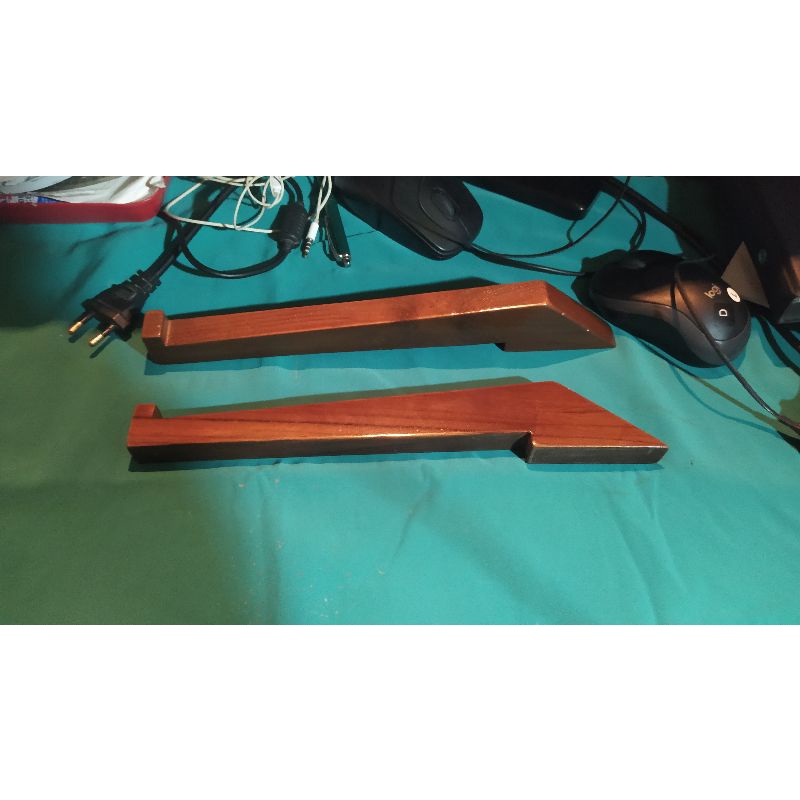 Stand laptop / Dudukan laprop / Wood stand laptop