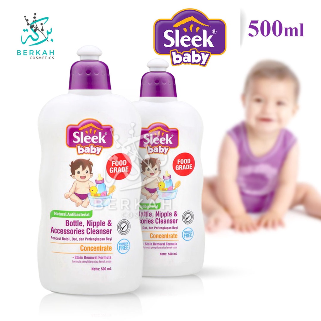 Sleek Baby Bottle Nipple Cleanser &amp; Accessories 500ml