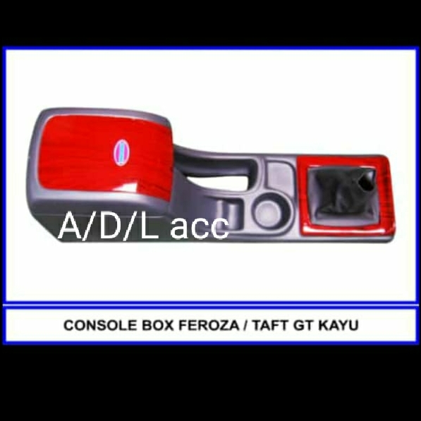 konsul consul CONSULE box bok tengah daihatsu feroza / taff GT motif kayu wood