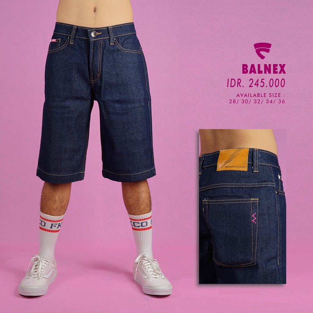 CELANA PENDEK DENIM PRIA FRIDAY KILLER | BALNEX