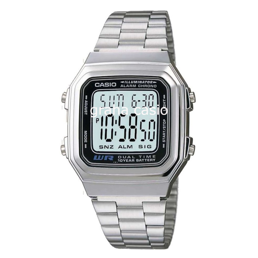 Jam Tangan Casio Original A-178WA-1A A178WA