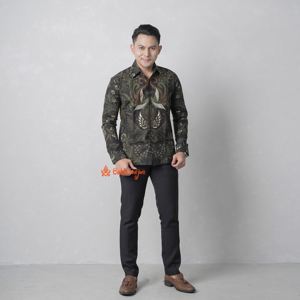 Atasan Kemeja Batik Pria Slimfit 1033