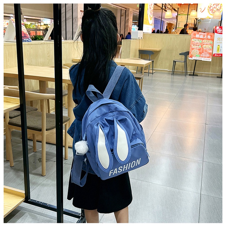 TAS RANSEL SEKOLAH ANAK PEREMPUAN / RANSEL BACKPACK CEWEK TAS FASHION MODEL TELINGA KELINCI S-92116