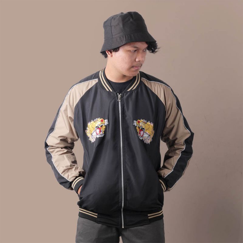 Jaket Sukajan Baseball Keren Stylish Premium Original Terbaru Motif | Sweater Sukajan Jepang Cosplai Pria Wanita