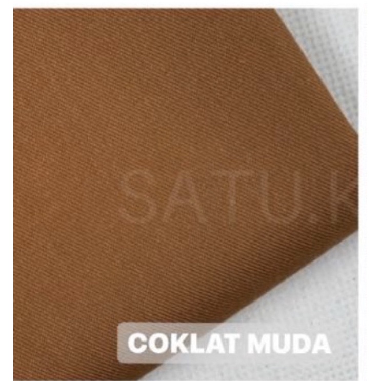 Kain AMERICAN DRILL SAVERO / bahan kain seragam-Coklat Muda