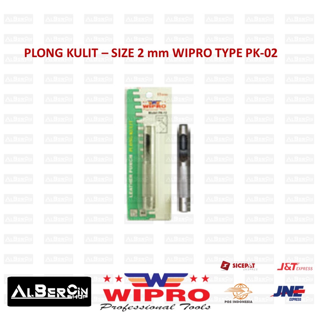 Plong Kulit 2mm WIPRO Alat Pembolong Gasket Kulit 2 mm Punch Leather PK-02