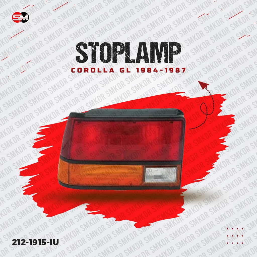 STOPLAMP LAMPU BELAKANG  "COROLLA GL/AE80/EE80 1984-1987"