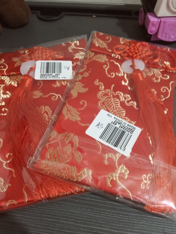 Angpao Kain Teapai Tepai Tunangan Angpao Susu  Kakek Nenek Orang Tua Sangjit Imlek Red Envelope