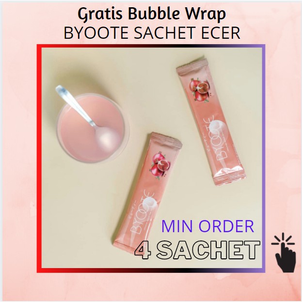 BYT COLLA / BYOOTE 1 SACHET COLLAGEN COLAGEN GLOWING WHITENING BPOM HALAL BYOTE BYOTEE ECERAN