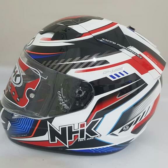 Helm NHK Gp-1000 Plasma white/red