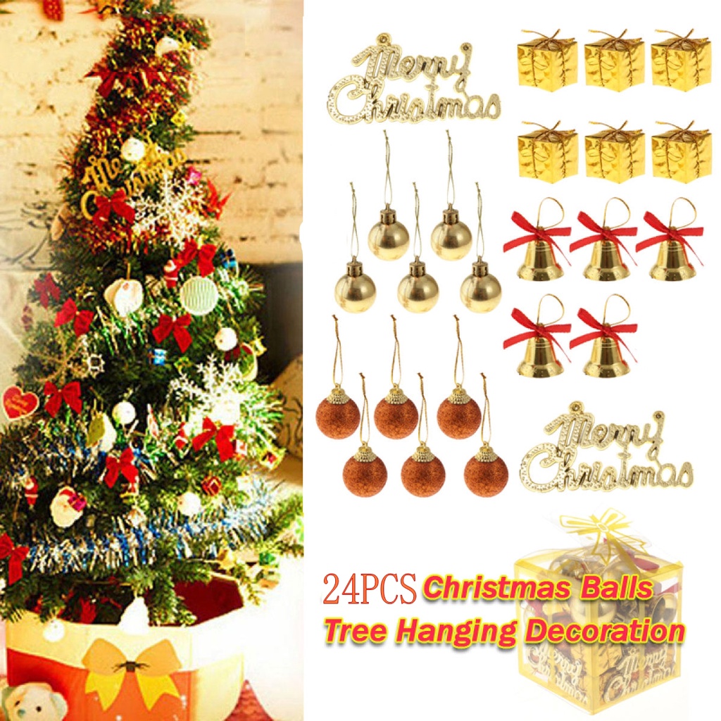 [Christmas Products]24 Pieces of Christmas Pendant Decoration Spree