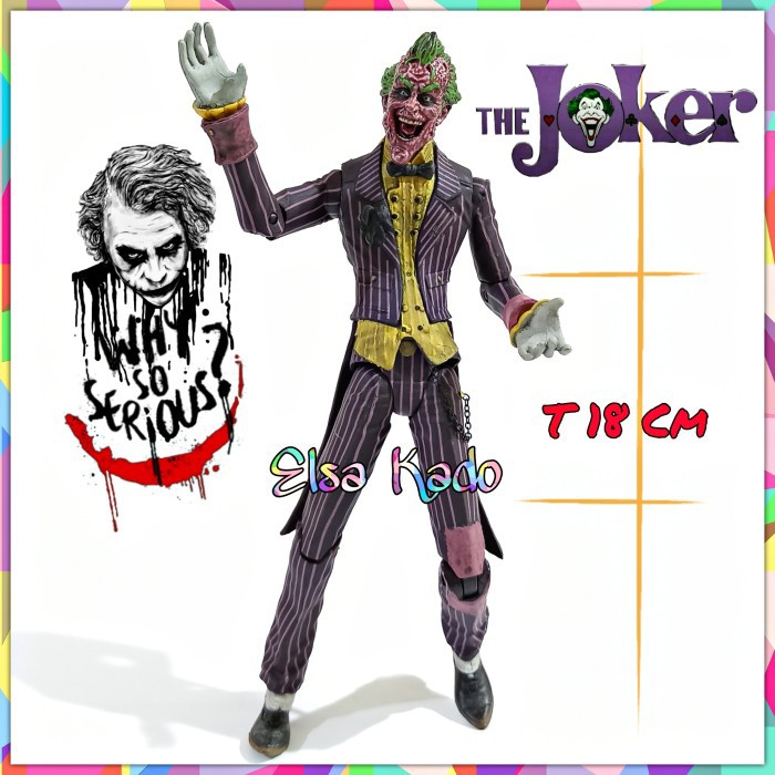Action Figure Joker Suicide Squad Mainan Hobi Pajangan Dc Comics