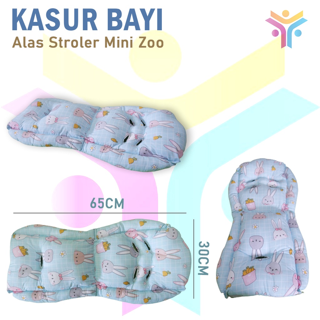 20 || Terkasih Alas Stroler Mini Zoo / Kasur bayi