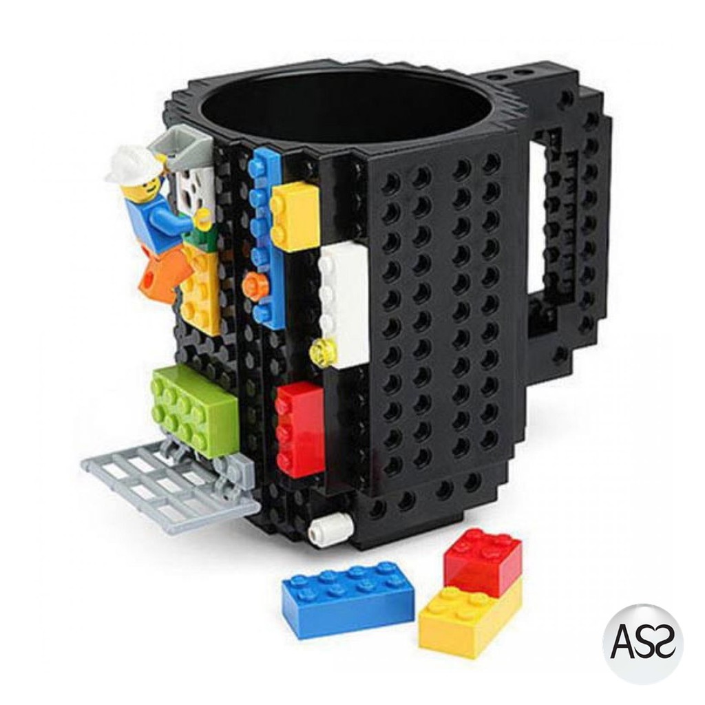 ASS Shop - VKTECH Gelas Mug Lego Build-on Brick - 936SN