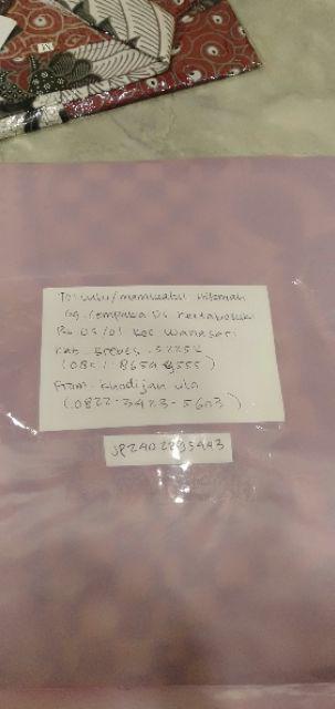 (bisa Cod) Gamis Twill Ori Exclusive By Batik Qutbi Robbani