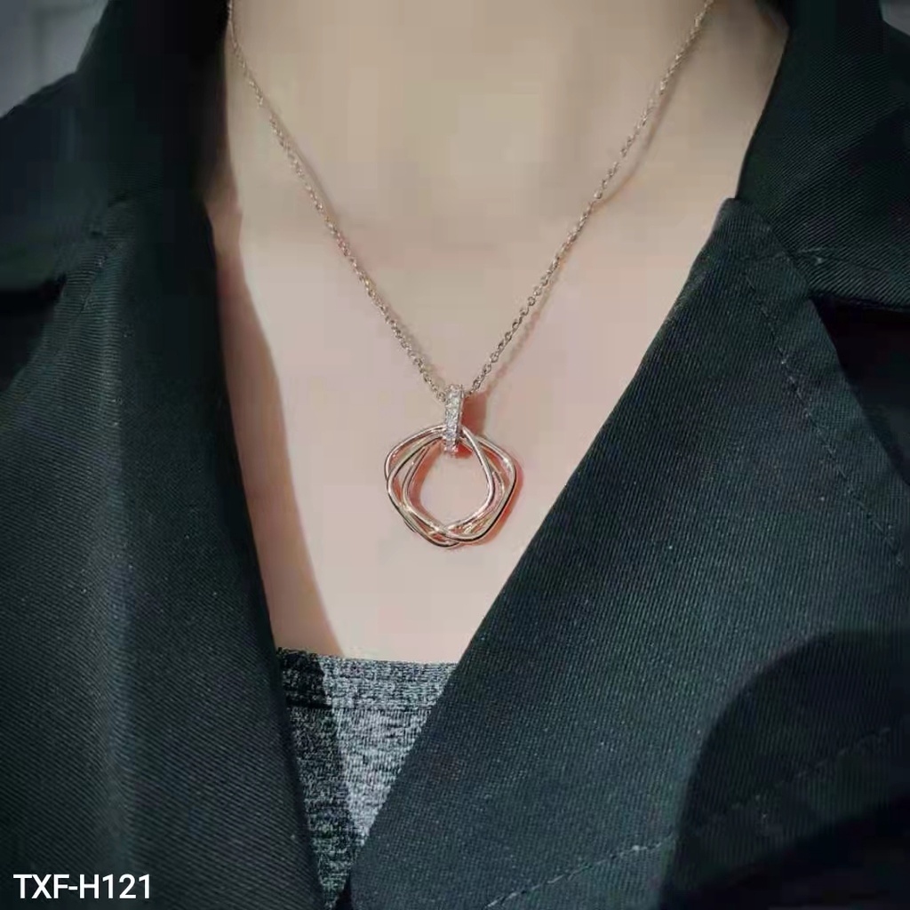 Kalung Titanium Terbaru Permata Perhiasan Fashion 120.121