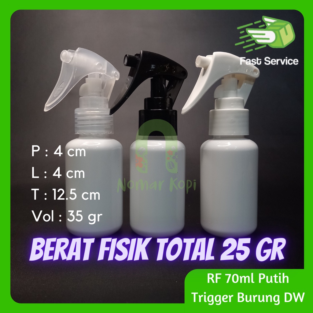 Botol 70ML Tabular Trigger Burung