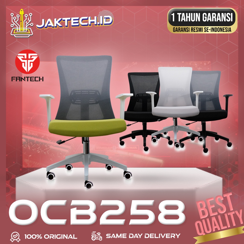 Fantech Kursi OCB258 / OC-B258 Kursi Kerja Kantor Staff Office Chair