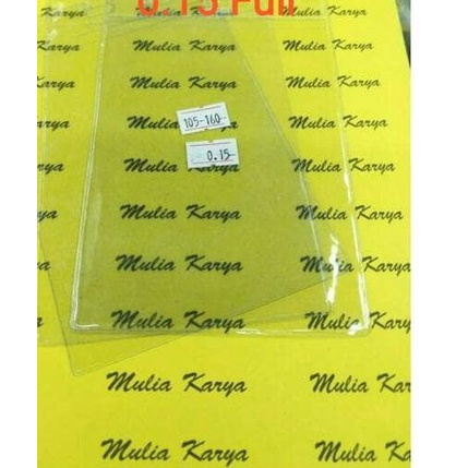

☞ Plastik Name tag 10.5 x 16 Tebal Premium 0.15 / Mika 0.15 ♨