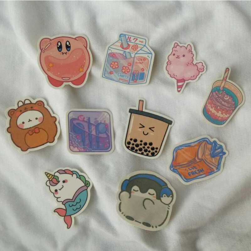 Jual Cute Aesthetic Sticker Kawaii Stiker Indonesia Shopee Indonesia