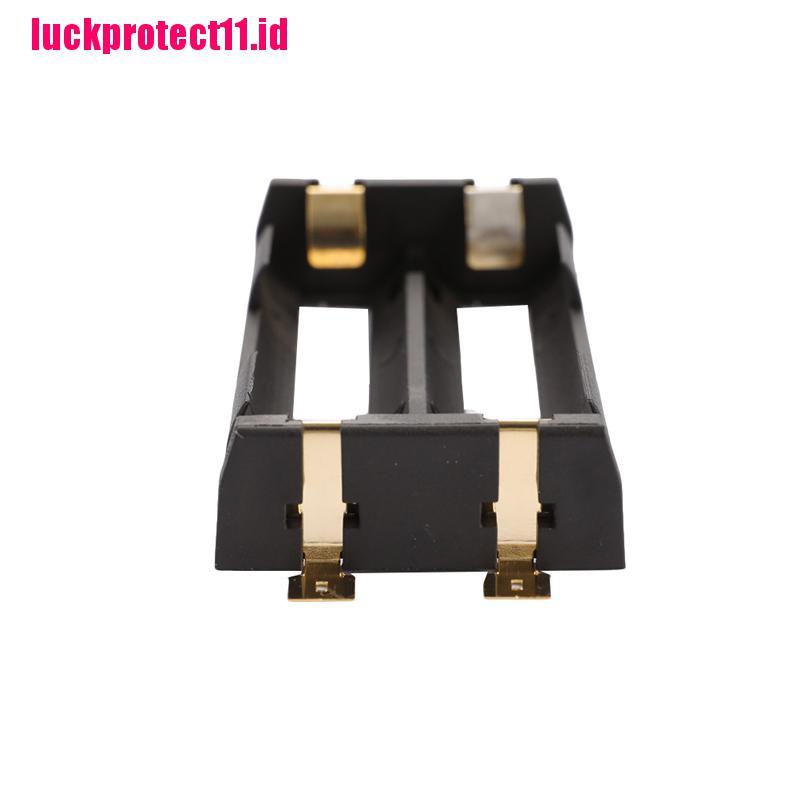 Battery Holder SMD For 18650 Black With Bronze Pins Gold Plated for 18650 3.7V