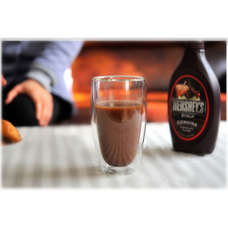 Arshen Gelas Double Wall Anti Panas Insulated Cup 450ml