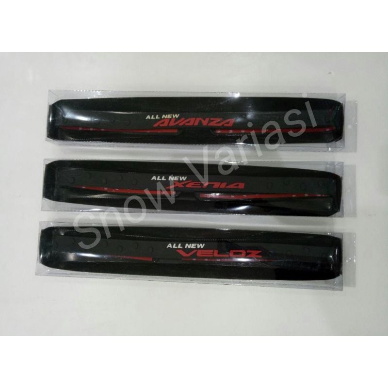 Sillplate Belakang Avanza Veloz Xenia 2021 2022 Up GR SPORT Hitam