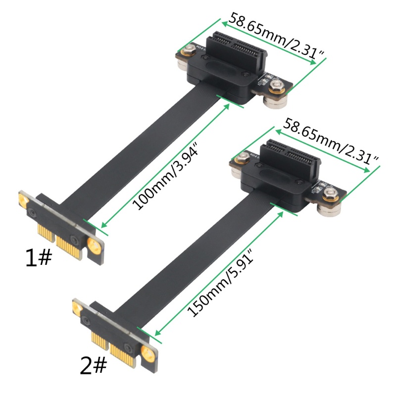 Btsg PCI-e PCI Untuk Express 36PIN 1X Kabel Ekstensi Dengan 12V/3.3V Power LED Dual Vertical 90derajat Dan Foot Pad