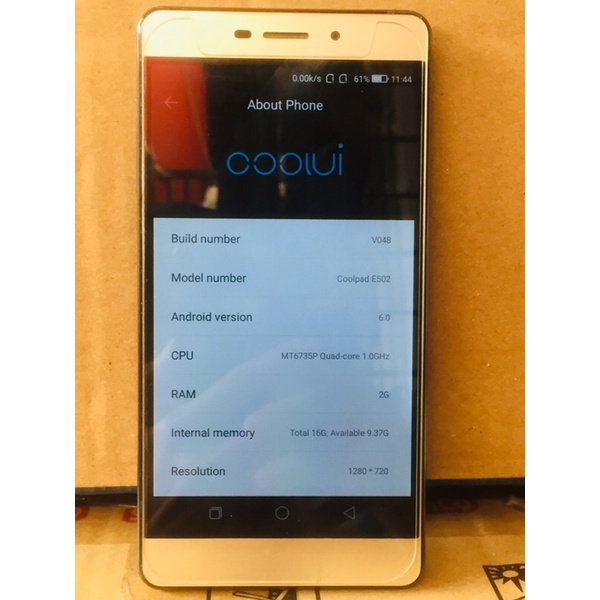 HP Android 6 Coolpad e502 2/16 murah
