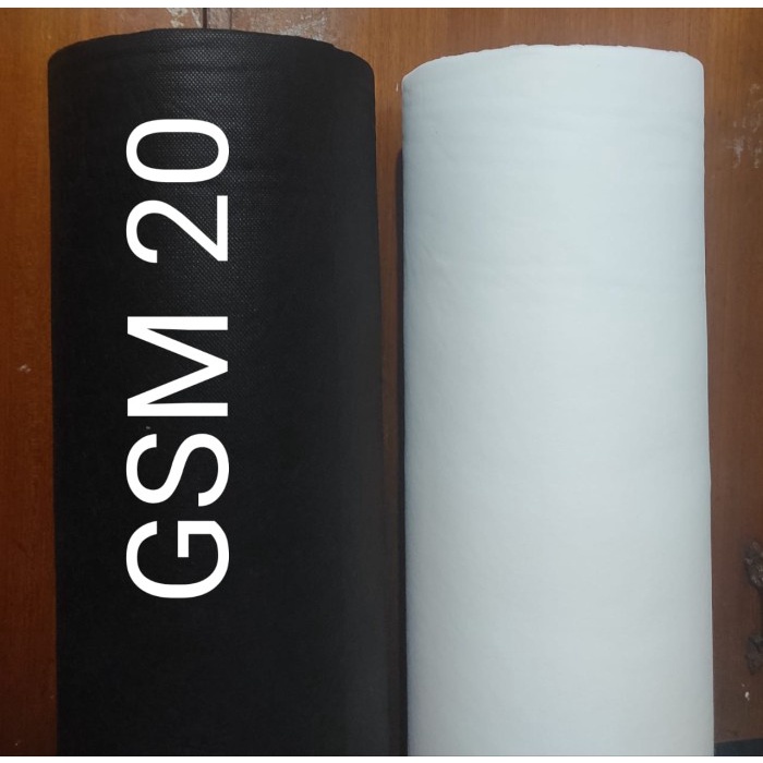 

✨ BISA COD ✨ Bahan Spunbond / Non Woven PP GSM 20 ( Jual Roll an ) - Putih