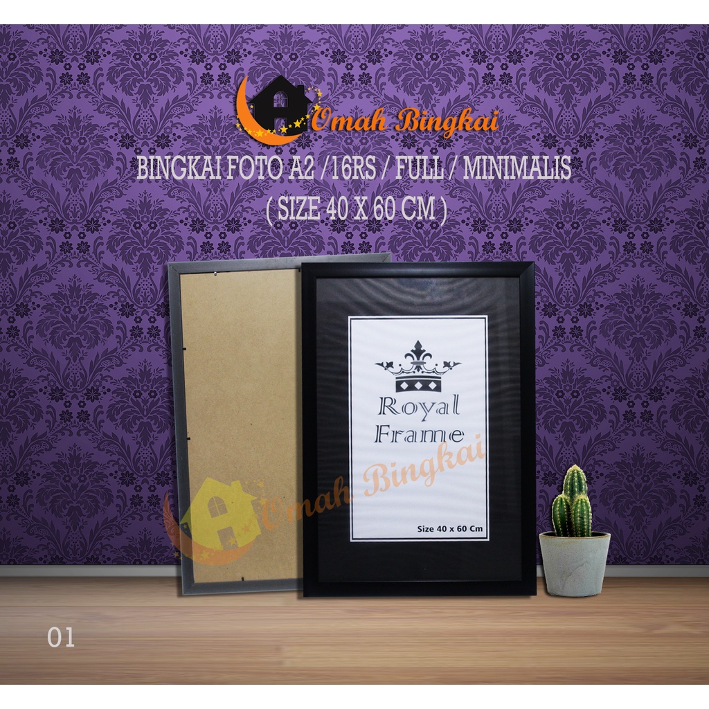 Bingkai/frame/foto/16Rs / 20Rs minimalis singgel