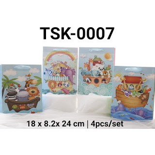 

TSK-0007 Packaging tas kertas paper bag goodie bag birthday anak lucu