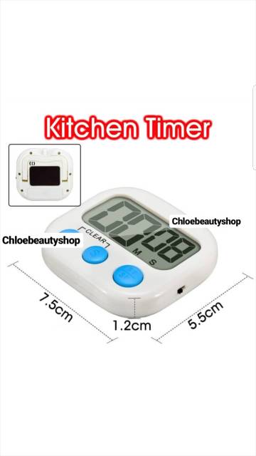 DR GRAY Kitchen Timer alarm dapur digital masak clock stopwatch pengingat oven