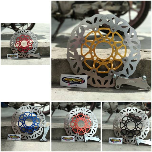 Disk piringan floating psm 260mm beat plus braket bukan ktc moto1 tdr