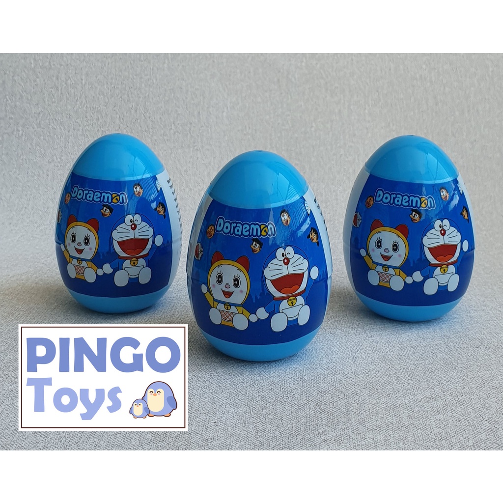Surprise Egg Mainan Telor Telur Anak Hello Kitty Doraemon Murah Ukuran Sedang