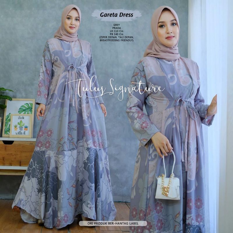 Gareta dress motif abstrak by tulus signature