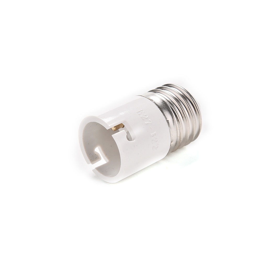 (LUCKID) Adaptor Konverter Fitting Lampu Halogen LED E27 Ke B22