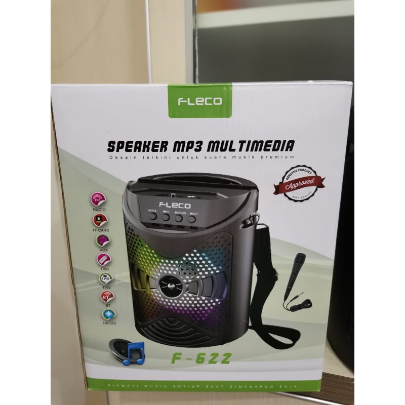 Speaker MP3 Multimedia FLECO F-622 Free Mix