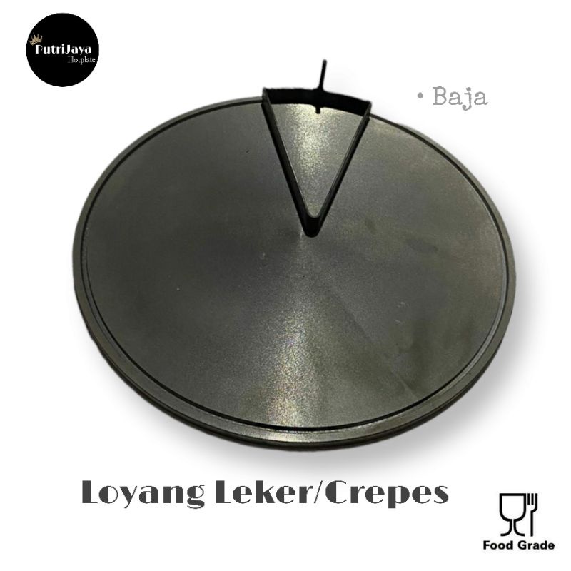 Loyang Crepes/Leker Bahan Baja Semi Otomatis