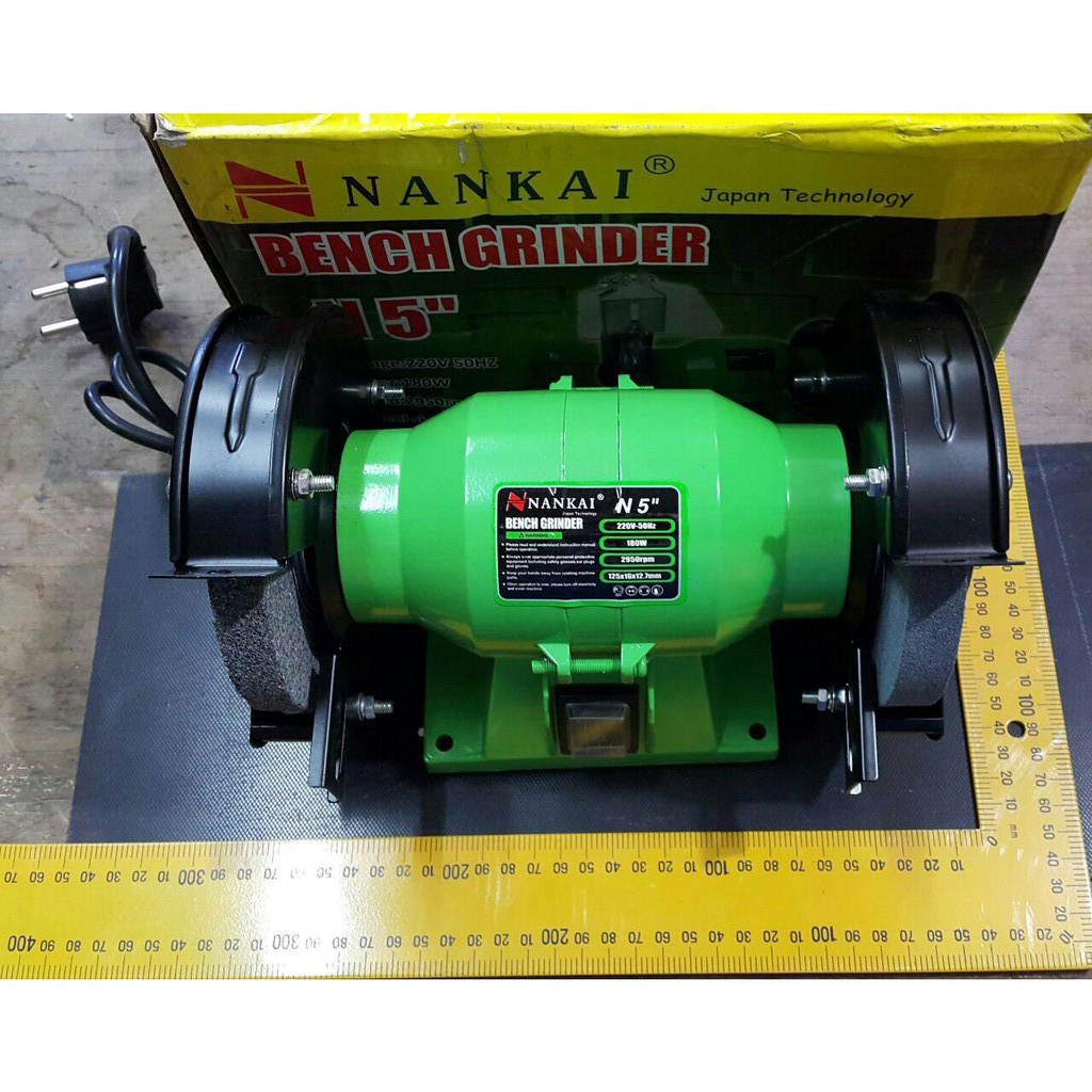 Nankai Mesin Gerinda / Gurinda Duduk / Bench Grinder 5&quot;