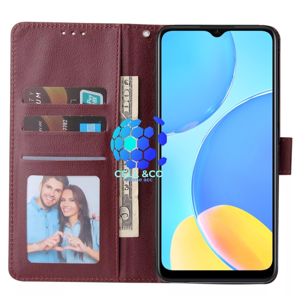 NEW VIVO Y75 (5G) FLIP COVER CASE FLIP LEATHER WALLET PREMIUM FLIP CASE BUKA TUTUP KESING HP CASING FLIP CASE WALLET VIVO Y75 (5G)