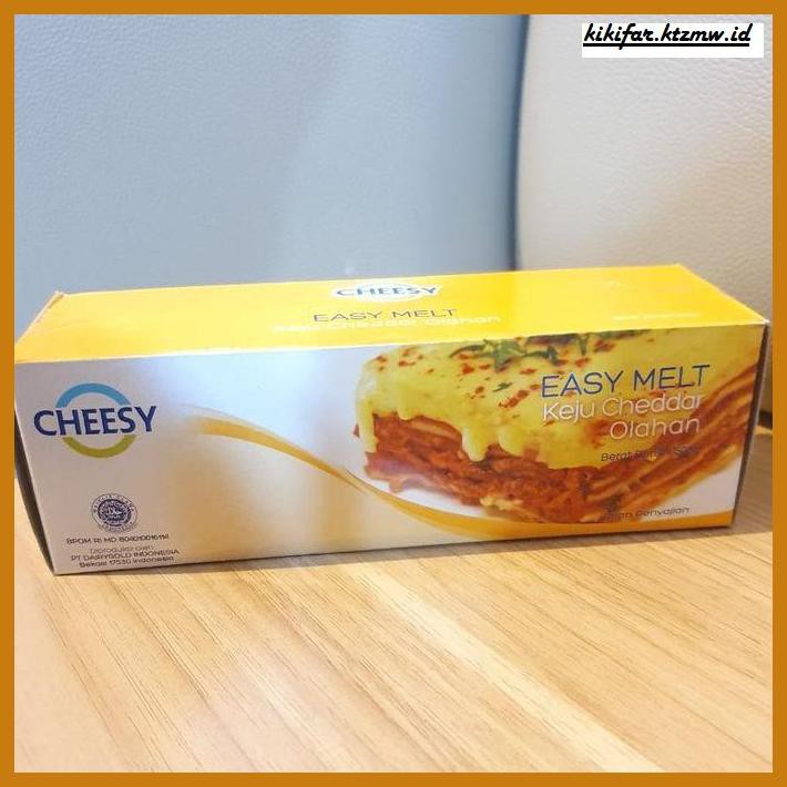 

Ujekujek- Keju Cheesy Easy Melt Cheddar 500 Gr -Original.