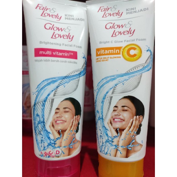 Jual Fair And Lovely Facial Foam Multivitamin 100ml Indonesiashopee Indonesia